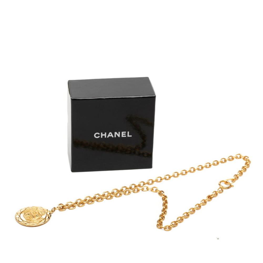 CHANEL Gold Logo Necklace - Picture 7 of 7